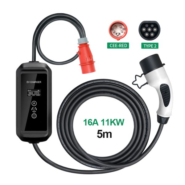 11kw type2 Portable EV Charger 