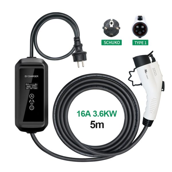 3.6kw type 1 ev charger
